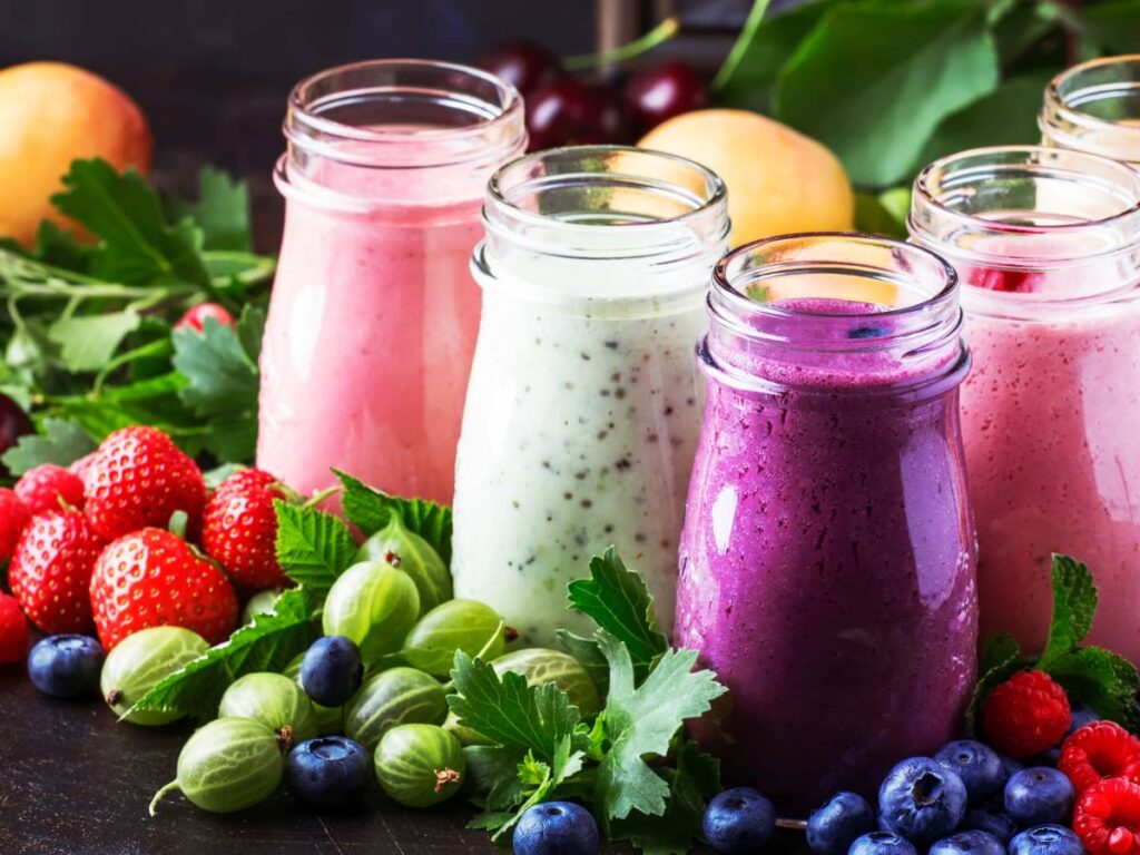 dodatki do owocowego smoothie