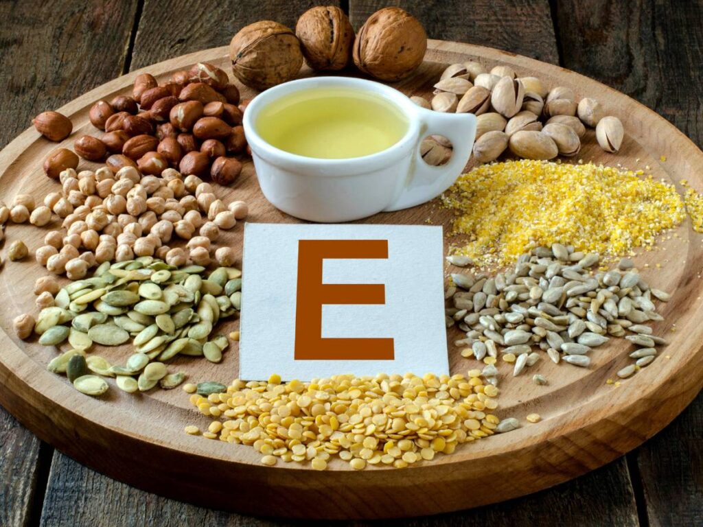 śniadaniowe produkty z witaminą E