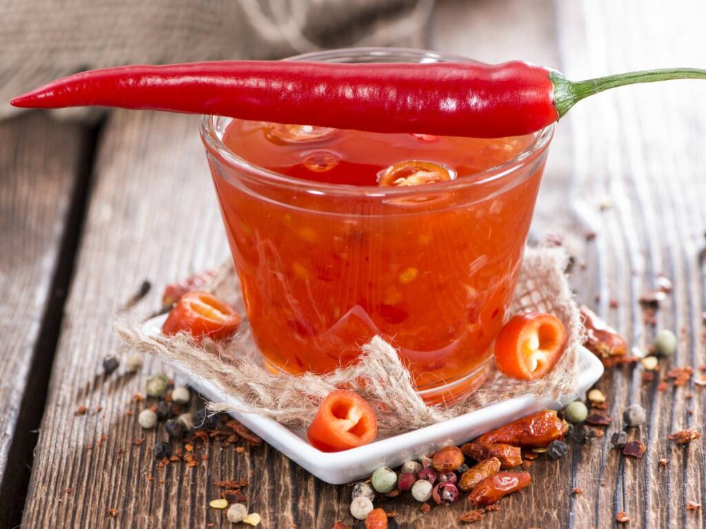 sos słodki chili - sposoby podania