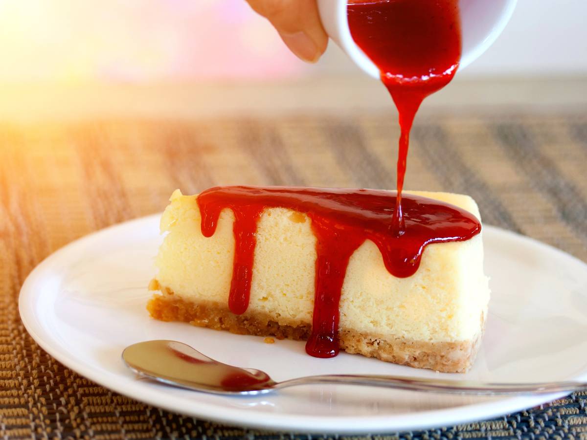 sos truskawkowy - propozycja podania