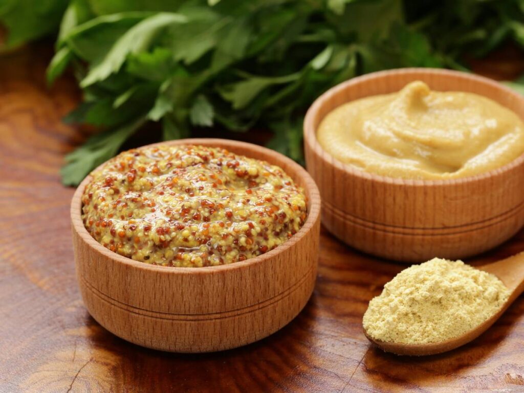 Propozycja podania sosu musztardowego